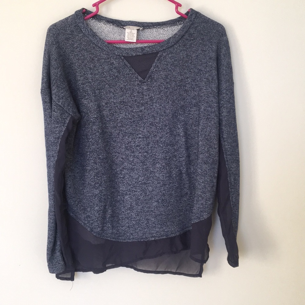 Blue long sleeve shirt